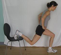 Bench lunge start