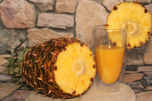 Pineapple juice clearance inflammation